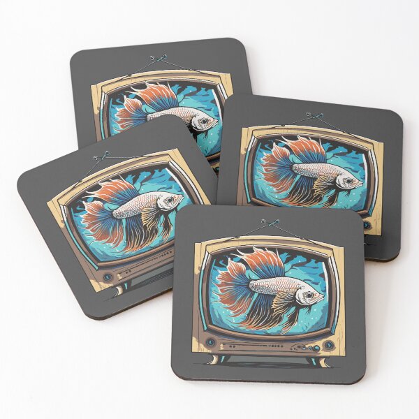 Item preview, Betta Fish in TV designed and sold by Corner-Distro.