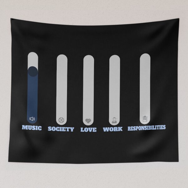 Item preview, Just Music. designed and sold by TheFineShirt.