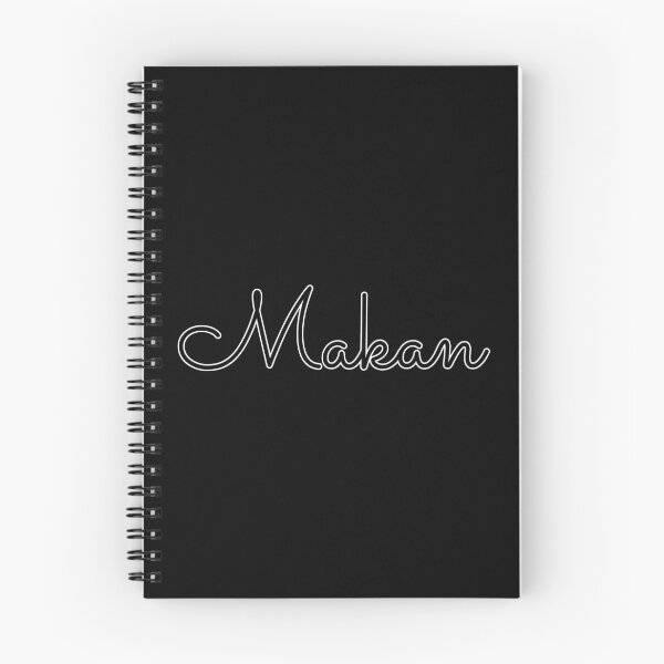 Item preview, Writing Makan Name Label (Black) designed and sold by NormadWorld.