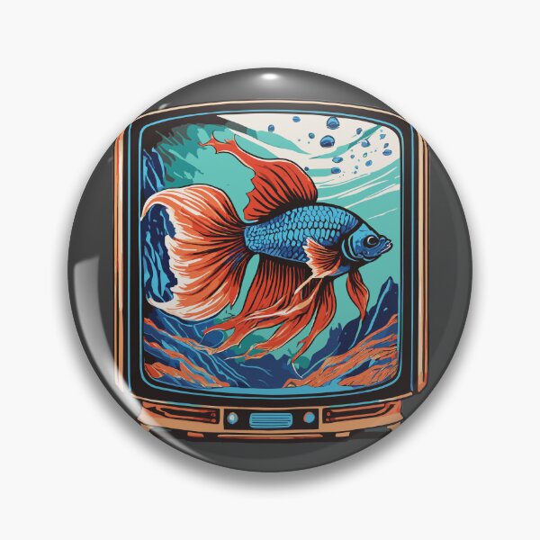 Artikelvorschau, Betta Fish im alten Fernsehen entworfen und verkauft von Corner-Distro.