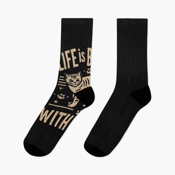 Item preview, life is better with cats designed and sold by IdeasDream.