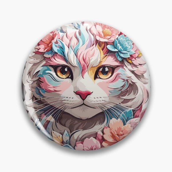 Item preview, Colorful sugar cat head designed and sold by Falcon  X.