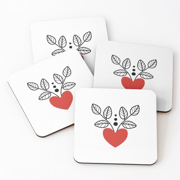 Item preview, The red heart from which the plant grows designed and sold by OlyaMolli.