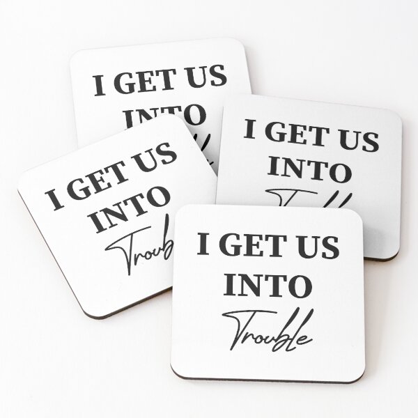 Item preview, I Get Us Into Trouble Funny Matching Best Friend designed and sold by LounisArt.