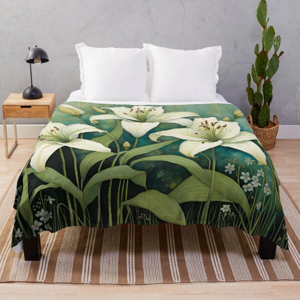 Item preview, White Tiger Lilies designed and sold by Cathi.