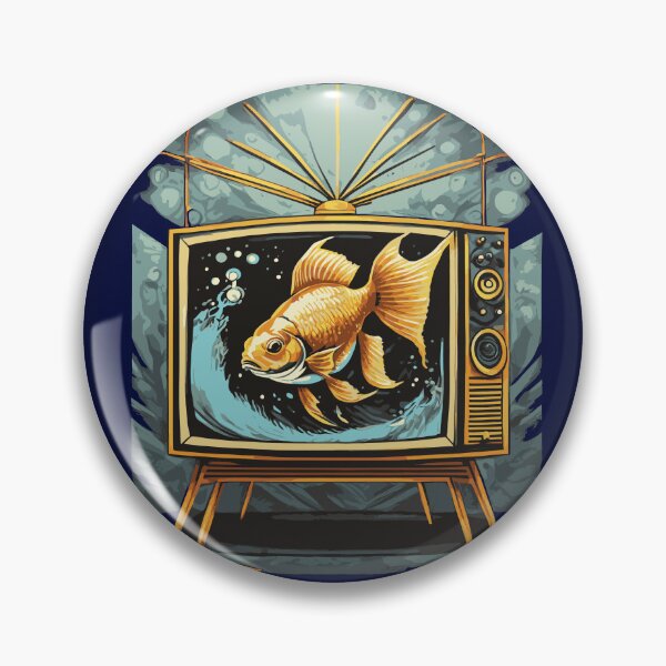Item preview, Goldfish in Tube TV designed and sold by Corner-Distro.