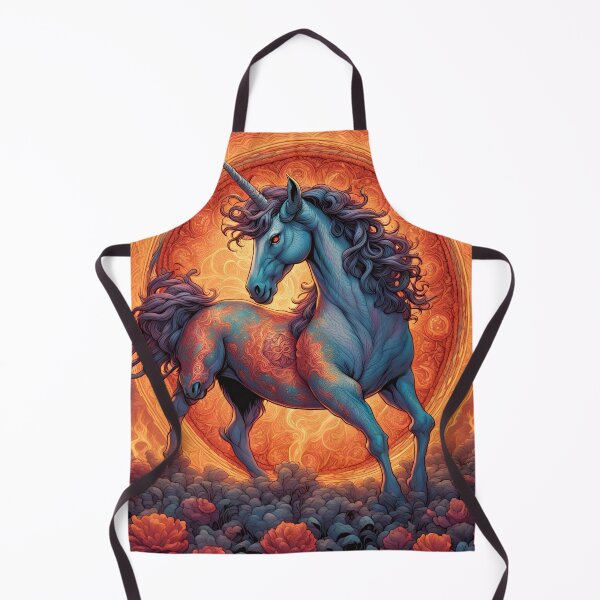 Item preview, Unicorn Flames And Flowers designed and sold by tpixx.