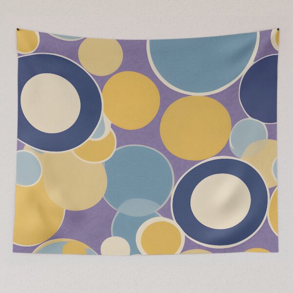 Item preview, Mid Century Modern Geometric Circles designed and sold by Prints and Lifestyle.