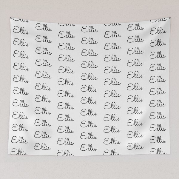 Item preview, Writing Ellis Name Label designed and sold by NormadWorld.