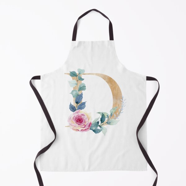 Item preview, Watercolor floral letter D designed and sold by tapilipa.