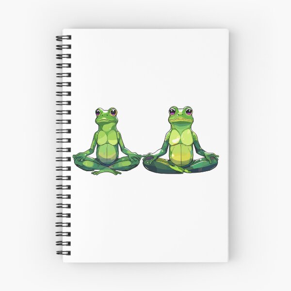 Item preview, Cute frogs are meditating designed and sold by mantra2023.