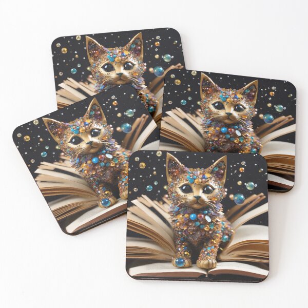 Item preview, Kitten Made Out of Jewels and Gold designed and sold by purplesensation.