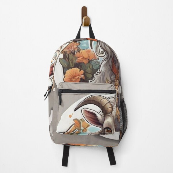 Item preview, A cute and elegant goat surrounded by flowers designed and sold by abdelaziz0.