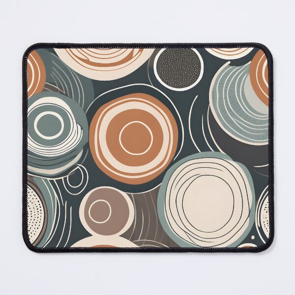 Item preview, Mid Century Modern Geometric Circles designed and sold by Prints and Lifestyle.