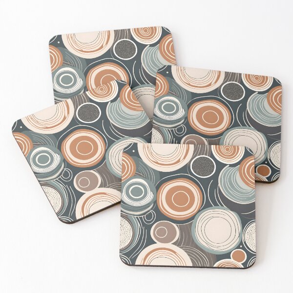 Item preview, Mid Century Modern Geometric Circles designed and sold by Prints and Lifestyle.