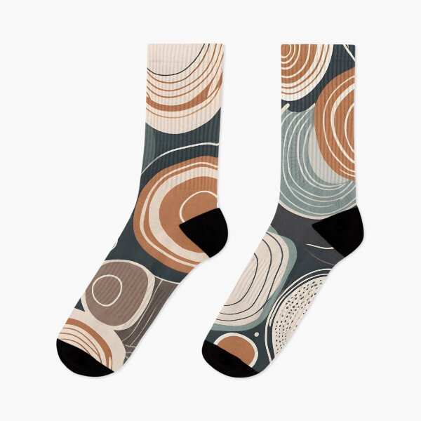 Item preview, Mid Century Modern Geometric Circles designed and sold by Prints and Lifestyle.