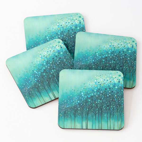 Item preview, Celadon, Teal and Cerulean Woods designed and sold by Cathi.