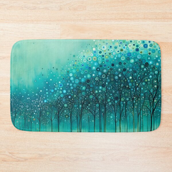 Item preview, Celadon, Teal and Cerulean Woods designed and sold by Cathi.