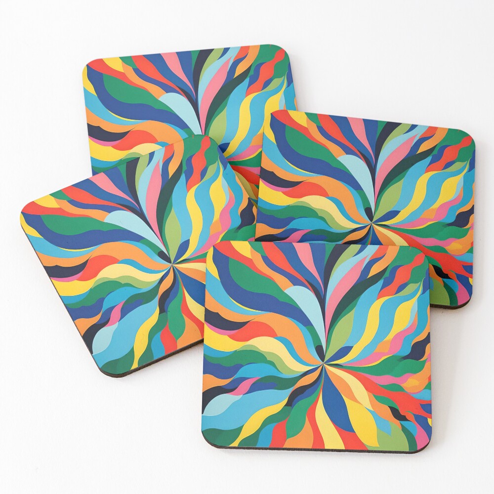 Item preview, Coasters (Set of 4) designed and sold by PIGCASSOSAIART.