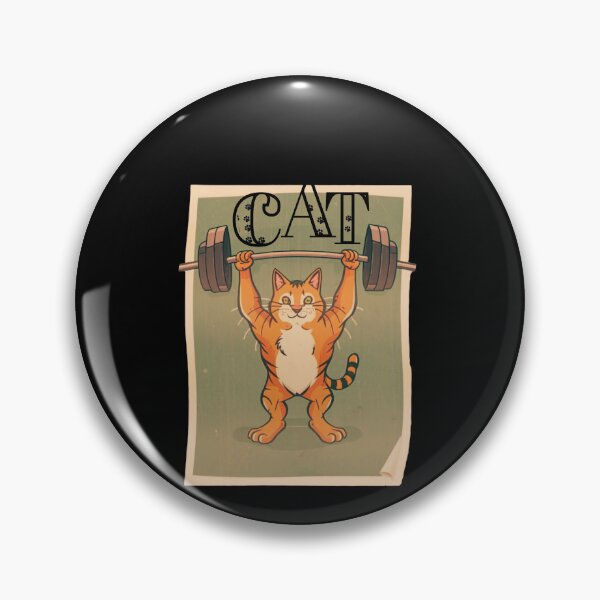 Item preview, Cat Lifting weights designed and sold by Mikusia.
