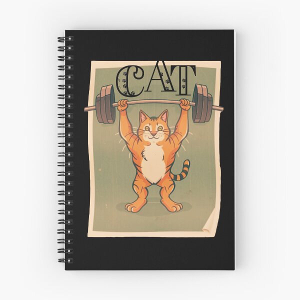 Item preview, Cat Lifting weights designed and sold by Mikusia.