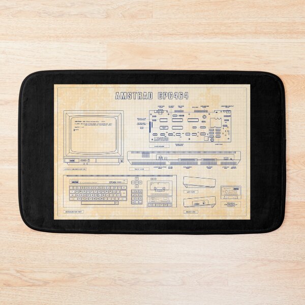 Item preview, Amstrad CPC 464 (Old Blue Grid) designed and sold by BGALAXY.