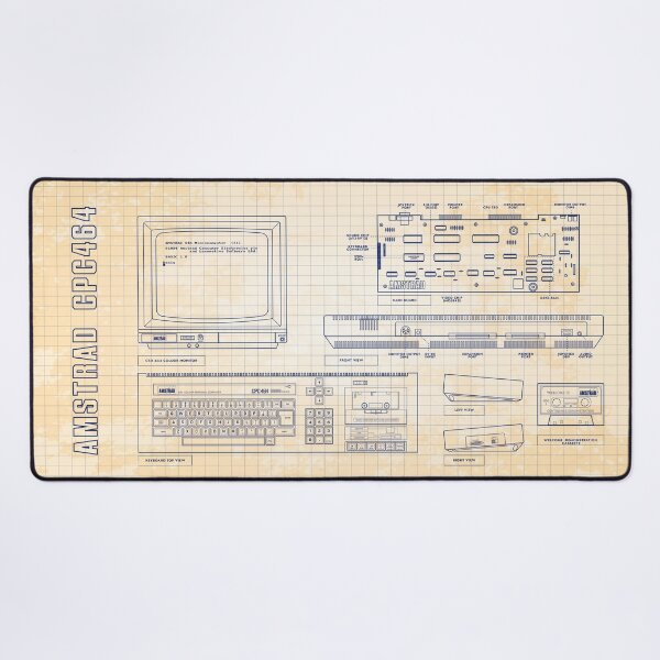 Item preview, Amstrad CPC 464 (Old Blue Grid) designed and sold by BGALAXY.
