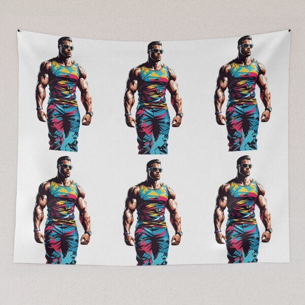 Item preview, Metro Muscles: A Synthesis of Fitness and Urban Style, fitness. designed and sold by ArtComixHaven.