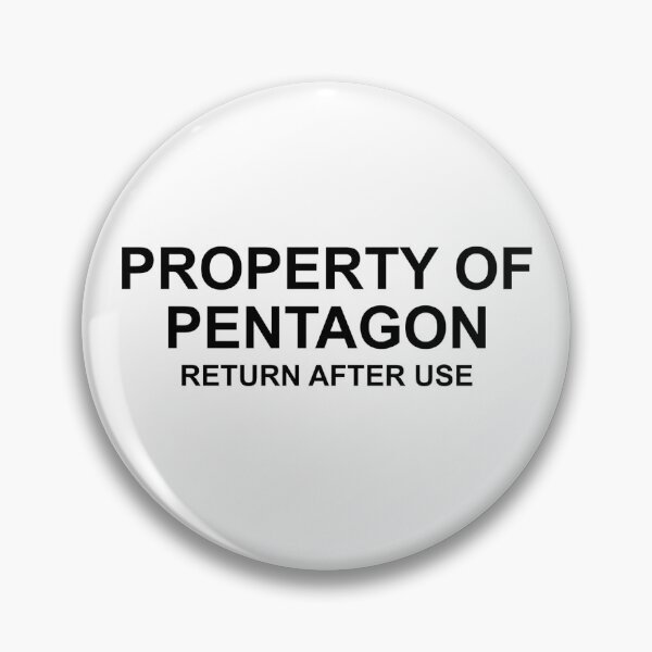Item preview, Property of Pentagon Return After Use designed and sold by DeeGeeArrt.