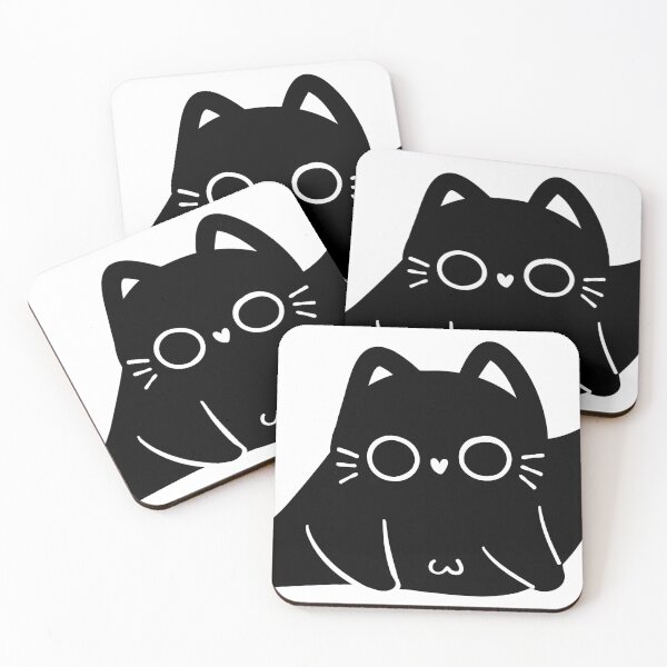 Item preview, funny Black cat shows his side. designed and sold by Jan-Natsicha.