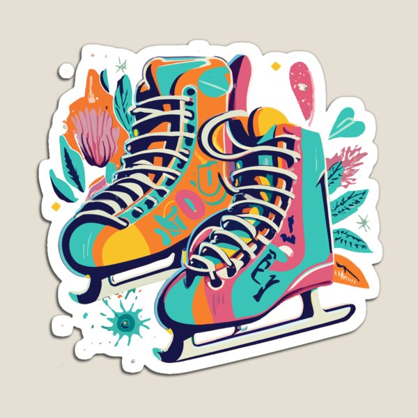 Ice Skating Aesthetic Magnets for Sale