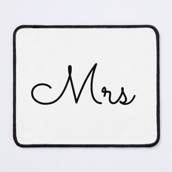 Item preview, Writing Mrs Name Label designed and sold by NormadWorld.