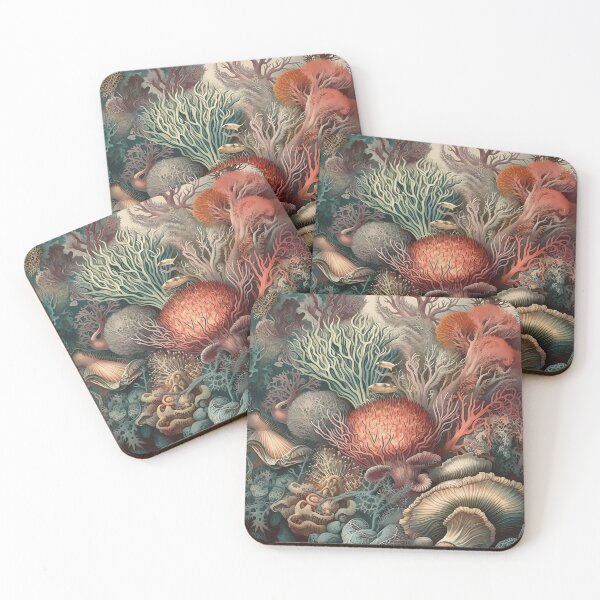 Item preview, Vibrant Coral Haven designed and sold by mushizaman.