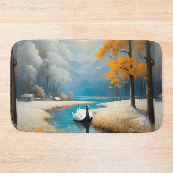 Item preview, Duck swimming in the morning designed and sold by Animepic222.