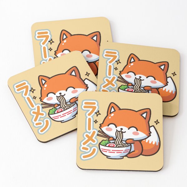 Item preview, Kawaii Fox Raman designed and sold by WycWycCo.