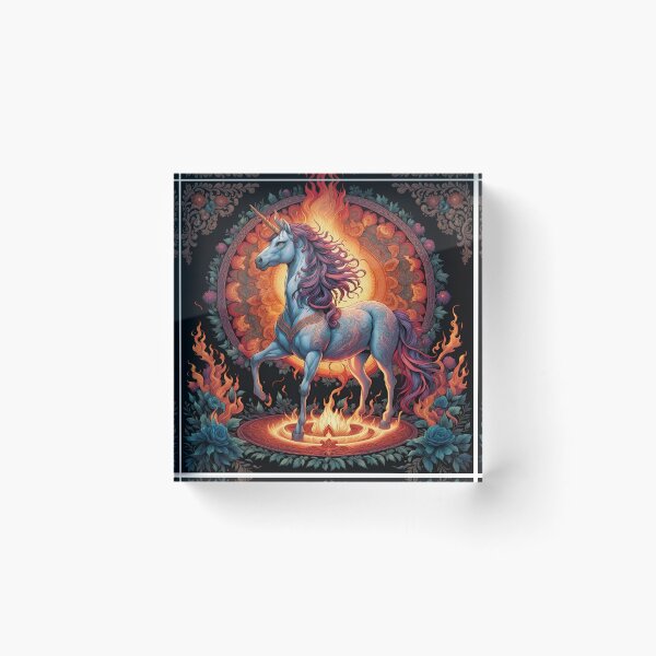 Item preview, Unicorn Fire And Flames  designed and sold by tpixx.