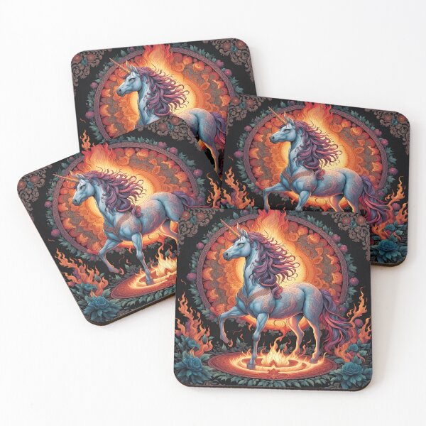 Item preview, Unicorn Fire And Flames  designed and sold by tpixx.