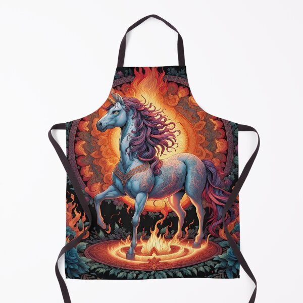 Item preview, Unicorn Fire And Flames designed and sold by tpixx.