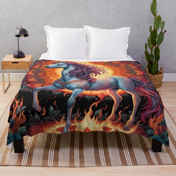 Item preview, Unicorn Fire And Flames  designed and sold by tpixx.
