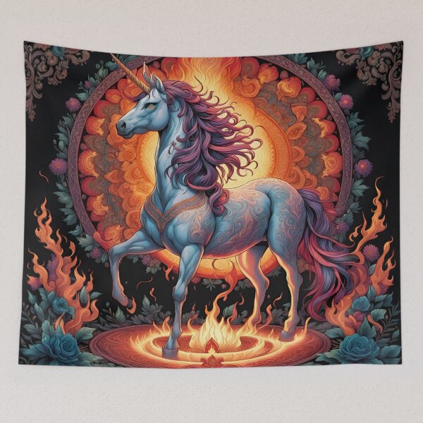 Item preview, Unicorn Fire And Flames  designed and sold by tpixx.