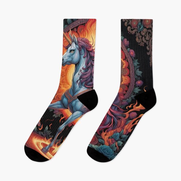 Item preview, Unicorn Fire And Flames  designed and sold by tpixx.