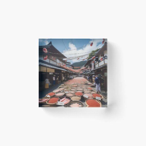 Item preview, JAPANESE FISH MARKET designed and sold by PIGCASSOSAIART.