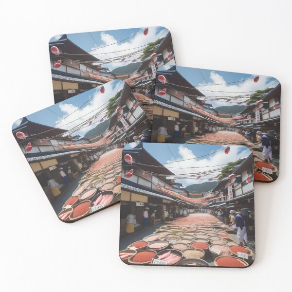 Item preview, JAPANESE FISH MARKET designed and sold by PIGCASSOSAIART.