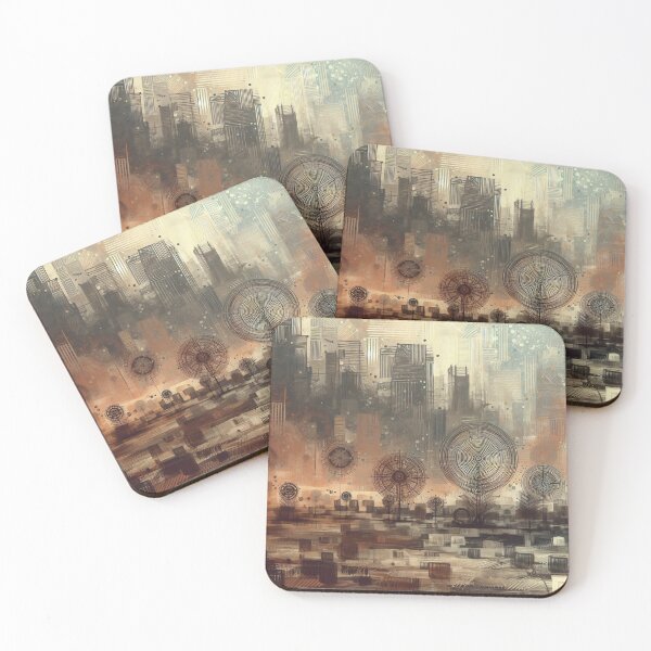 Item preview, Urban Twilight and Mechanical Dreams designed and sold by PictorialWhimsy.