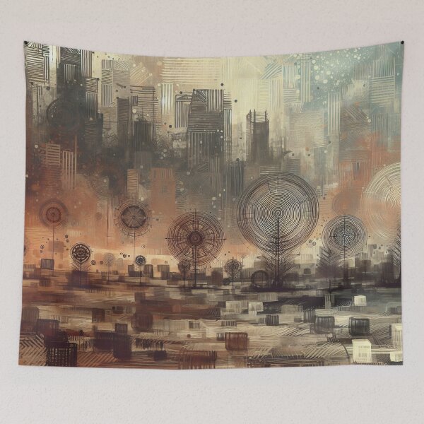 Item preview, Urban Twilight and Mechanical Dreams designed and sold by PictorialWhimsy.