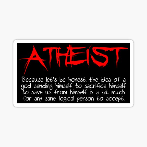 Item preview, Atheist Because...  designed and sold by WFLAtheism.