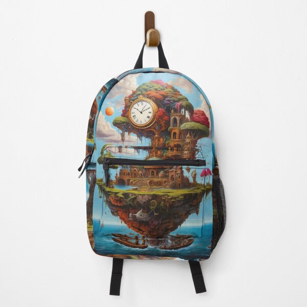 Item preview, Floating island with clock designed and sold by Animepic222.