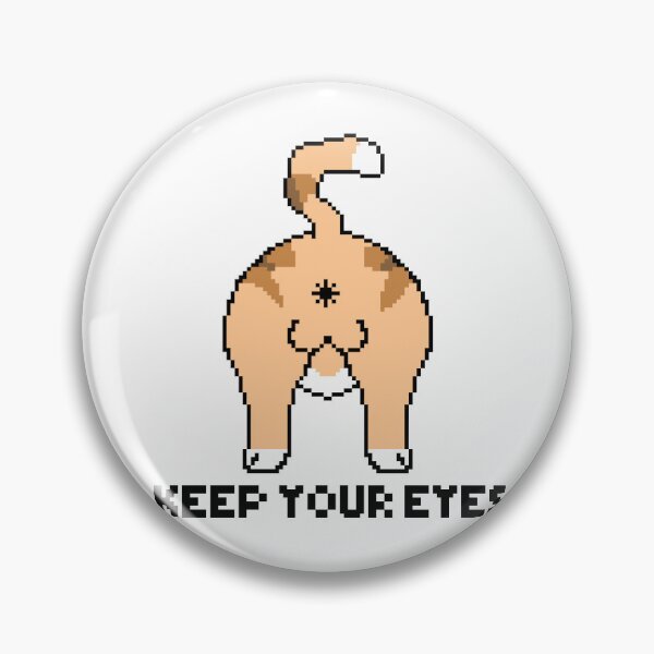 Item preview, Cute Cat Butt designed and sold by Ekira Pop Pixel.