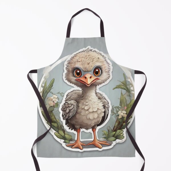 Item preview, A cute little ostrich among roses designed and sold by abdelaziz0.