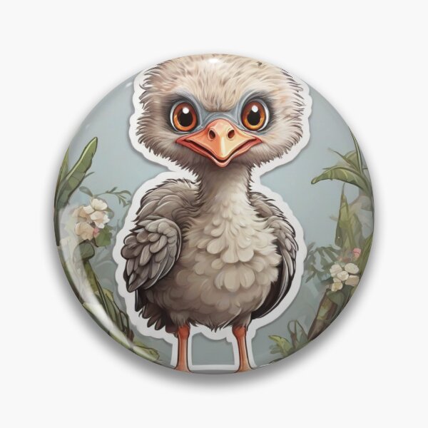 Item preview, A cute little ostrich among roses designed and sold by abdelaziz0.
